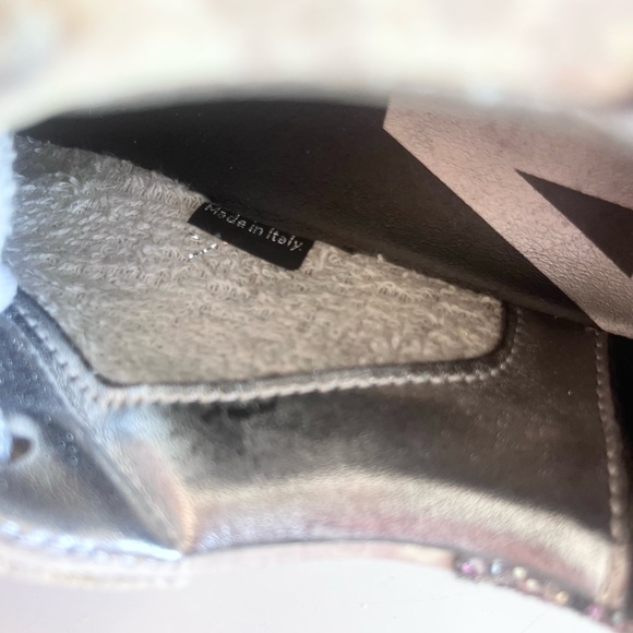 P448 Thea Platform Sneaker Python Purple Glitter Size 9 European size 40 - Picture 14 of 16